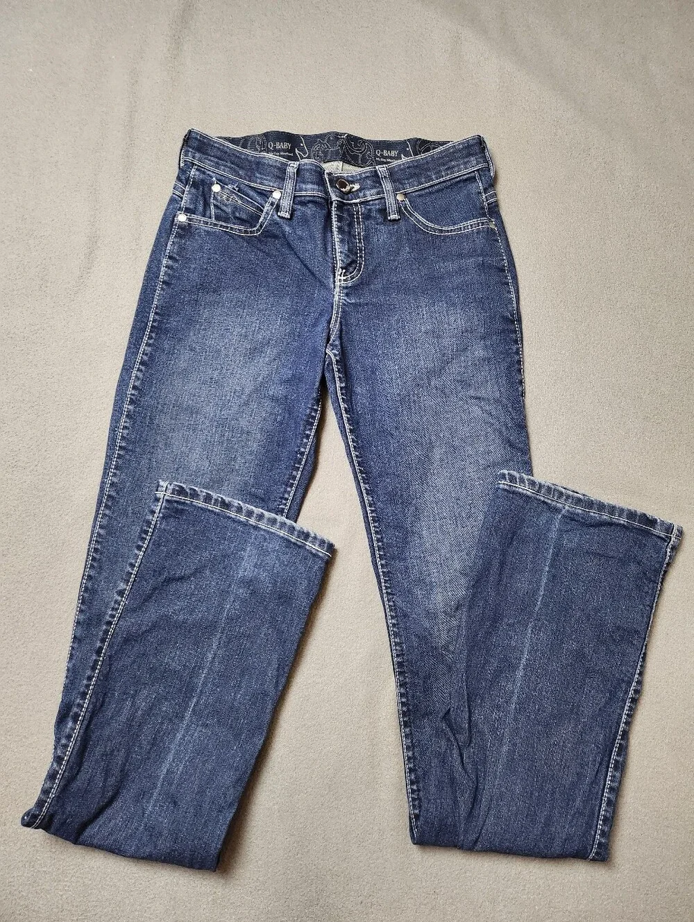 Wrangler Ultimate Riding Q-Baby Mid Rise Jeans Bootcut - Picture 4 of 14
